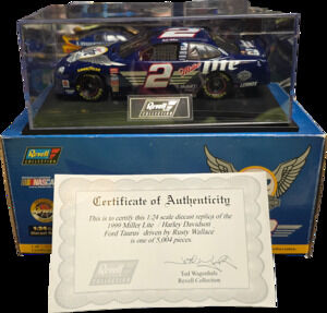 Rusty Wallace #2 Miller Lite Harley 1999 Ford Taurus Revell 1:24 1 of 5,004